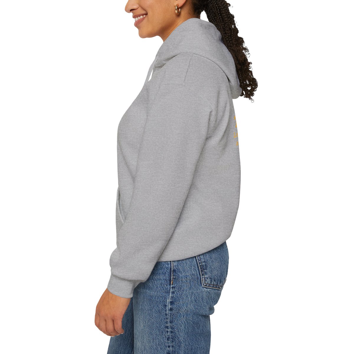 Bradshaw family farms logo on hoodie