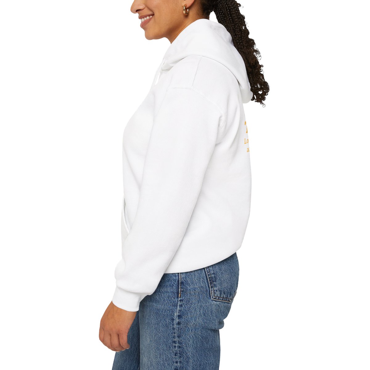 Bradshaw family farms logo on hoodie