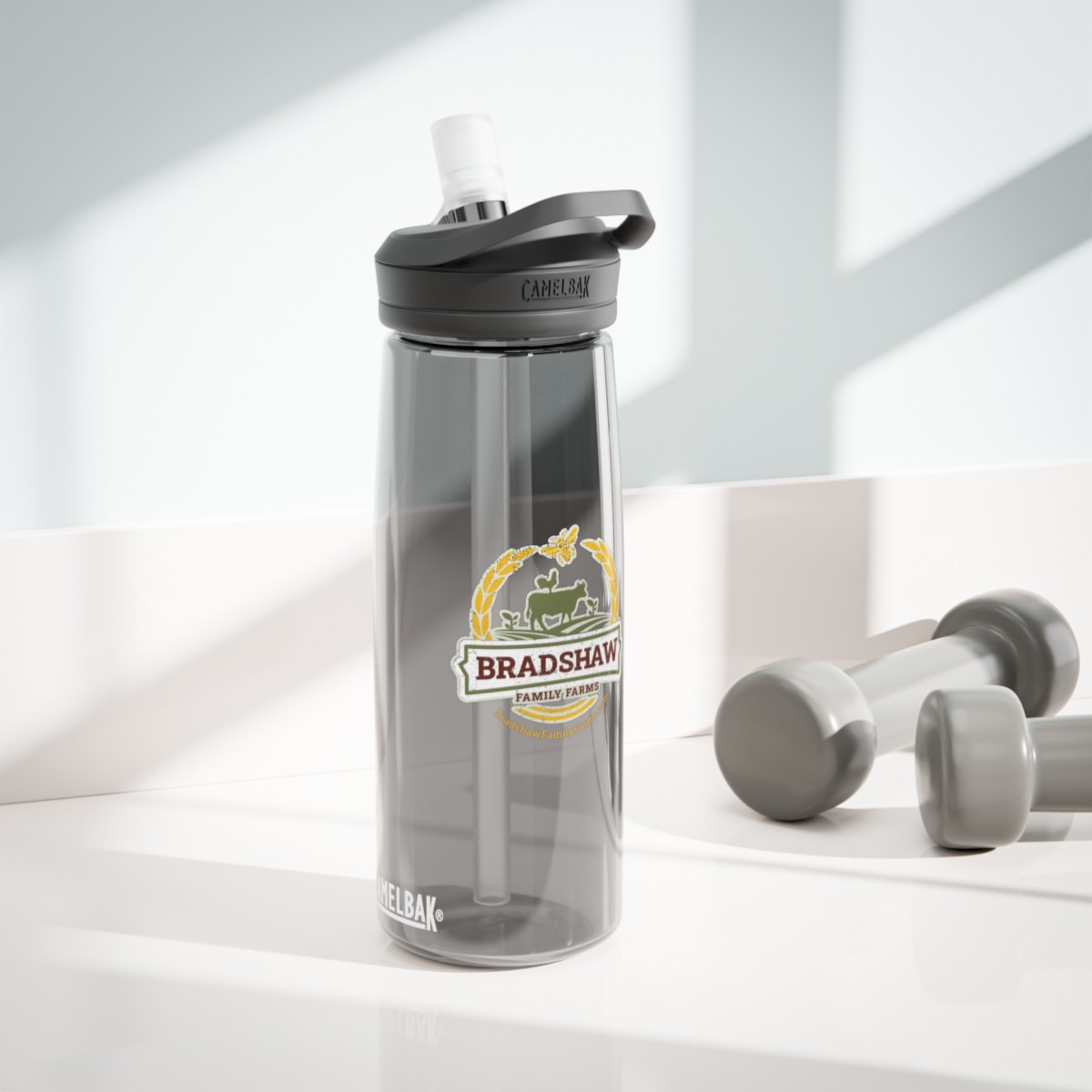 Promotional bottle for Farm in Asheville