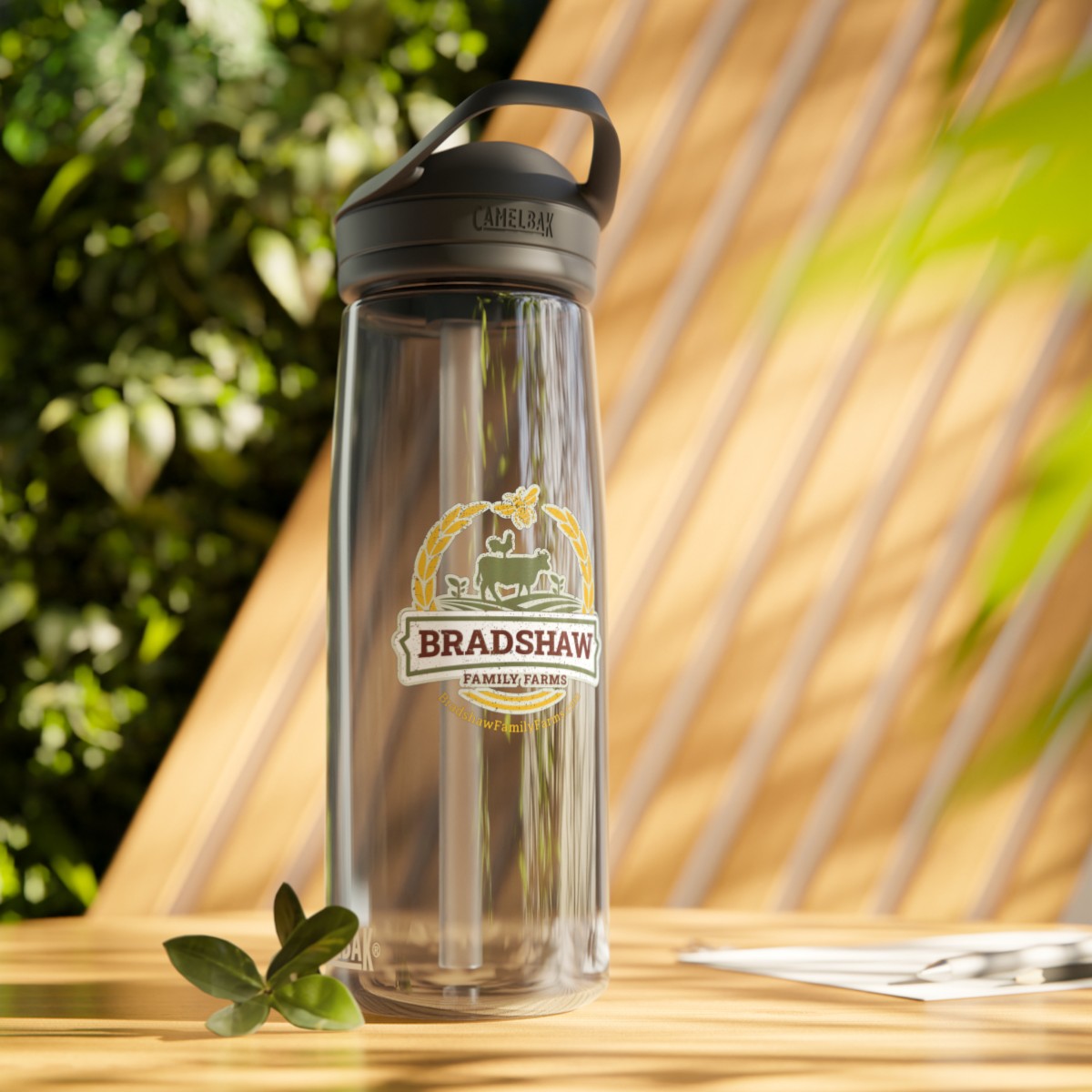 Promotional bottle for Farm in Asheville