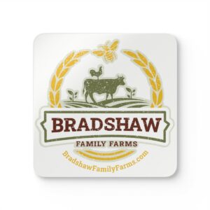 Promotional coaster for Farm in Asheville