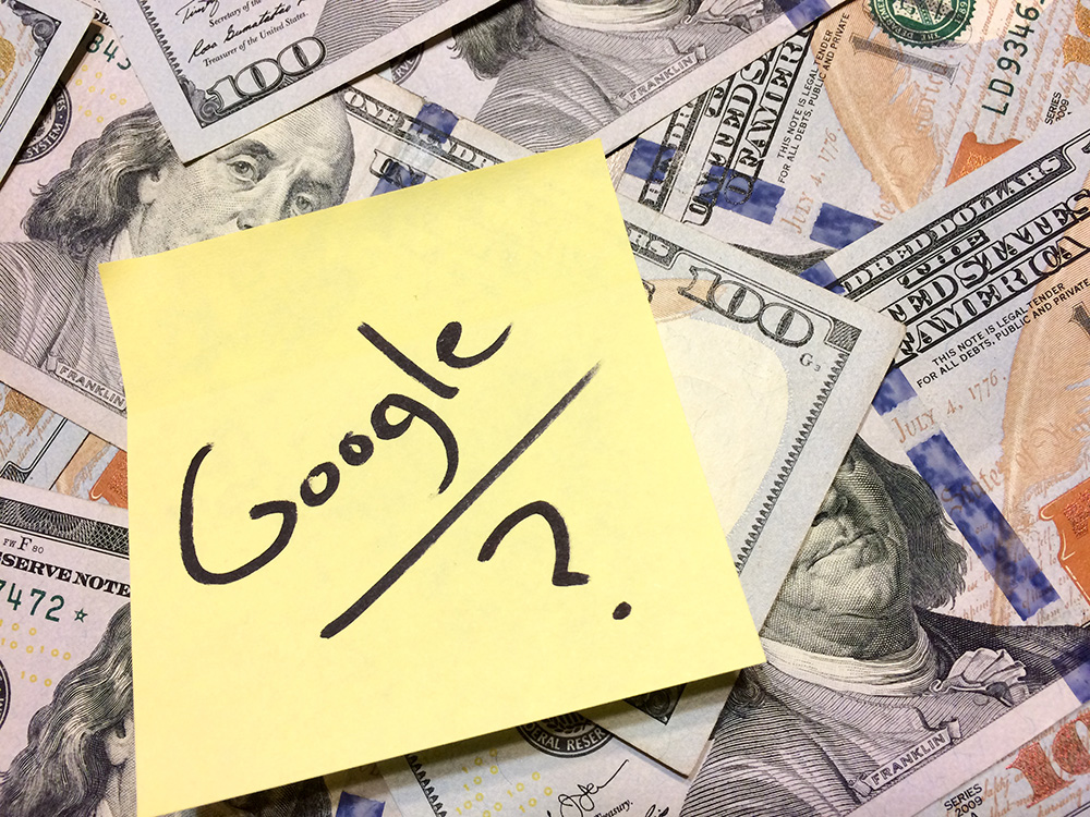 Does Google Ads Work For Small Business? Sticky note with money icon